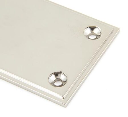 Polished Nickel 300mm Art Deco Fingerplate | 45391 - Image 3