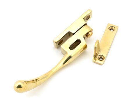 Polished Brass Night-Vent Locking Peardrop Fastener - LH | 45396 - Image 4