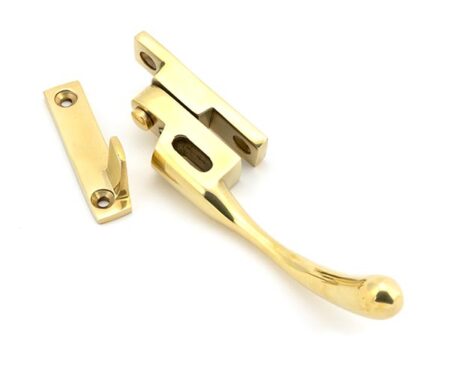 Polished Brass Night-Vent Locking Peardrop Fastener - RH | 45397 - Image 4