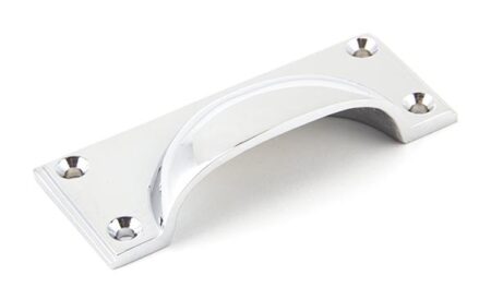 Polished Chrome Art Deco Drawer Pull | 45402 - Image 3