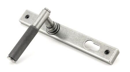 Pewter Brompton Slimline Lever Espag. Lock Set | 45529 - Image 4