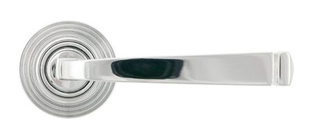 Polished Chrome Avon Round Lever on Rose Set (Beehive) | 45617 - Image 3