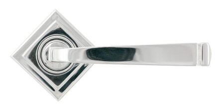 Polished Chrome Avon Round Lever on Rose Set (Square) | 45618 - Image 4