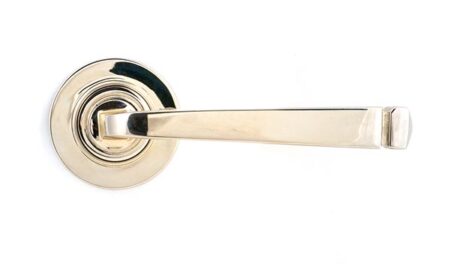 Polished Nickel Avon Round Lever on Rose Set (Plain) | 45619 - Image 3