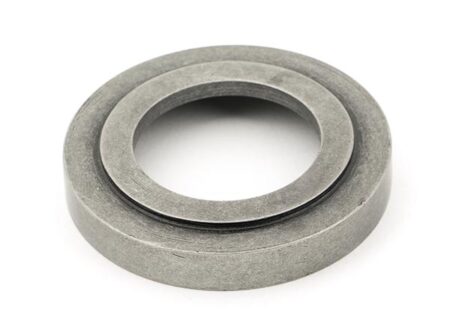 Pewter Avon Round Lever on Rose Set (Art Deco) | 45632 - Image 4