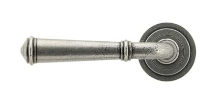 Pewter Regency Lever on Rose Set (Art Deco) | 45644 - Image 3