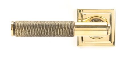 From the Anvil Aged Brass Brompton Lever on Rose Set (Square) - Image 3