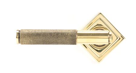 From the Anvil Aged Brass Brompton Lever on Rose Set (Square) - Image 4