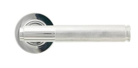 From the Anvil Polished Chrome Brompton Lever on Rose Set (Plain) - Image 3