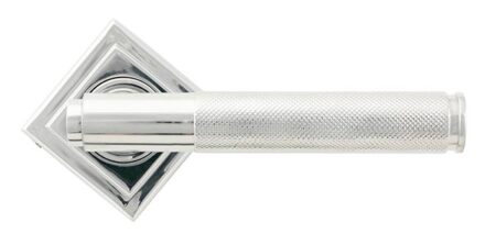 From the Anvil Polished Chrome Brompton Lever on Rose Set (Square) - Image 4
