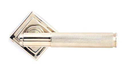 From the Anvil Polished Nickel Brompton Lever on Rose Set (Square) - Image 4