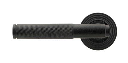 From the Anvil Matt Black Brompton Lever on Rose Set (Beehive) - Image 3