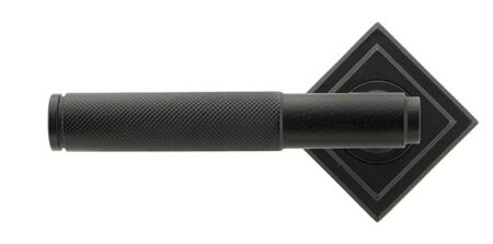 From the Anvil Matt Black Brompton Lever on Rose Set (Square) - Image 4