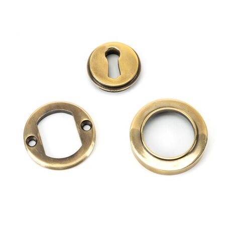 From the Anvil Aged Brass Round Escutcheon (Plain) - Image 4