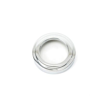 From the Anvil Polished Chrome Round Escutcheon (Art Deco) - Image 3