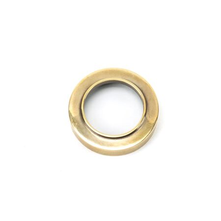 From the Anvil Aged Brass Round Euro Escutcheon (Plain) - Image 3