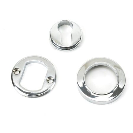 From the Anvil Polished Chrome Round Euro Escutcheon (Plain) - Image 4