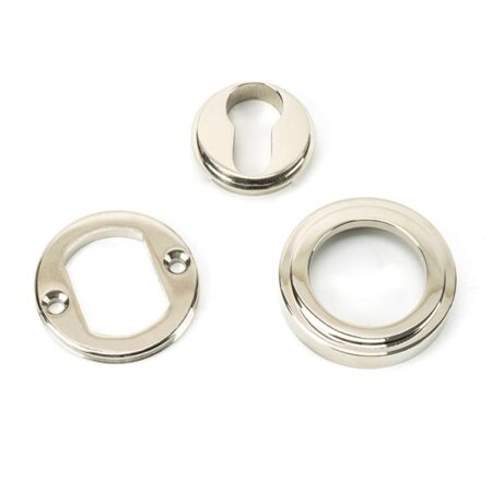 From the Anvil Polished Nickel Round Euro Escutcheon (Art Deco) - Image 4