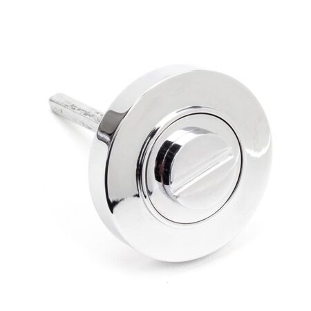 From the Anvil Polished Chrome Round Thumbturn Set (Plain) - Image 4