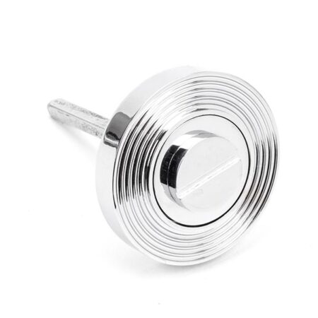 From the Anvil Polished Chrome Round Thumbturn Set (Beehive) - Image 4