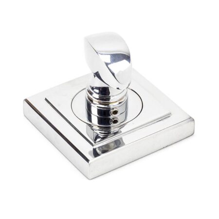 From the Anvil Polished Chrome Round Thumbturn Set (Square) - Image 3