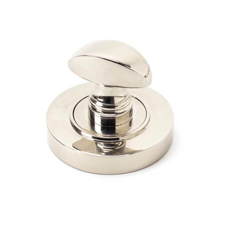 From the Anvil Polished Nickel Round Thumbturn Set (Plain) - Image 3