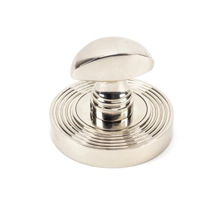 From the Anvil Polished Nickel Round Thumbturn Set (Beehive) - Image 3