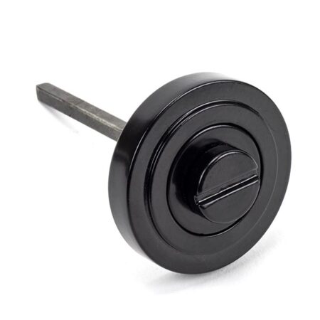 From the Anvil Black Round Thumbturn Set (Art Deco) - Image 4