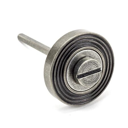 From the Anvil Pewter Round Thumbturn Set (Beehive) - Pewter Patina - Image 4
