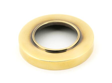 From the Anvil Aged Brass Newbury Lever on Rose Set (Plain) - Image 3