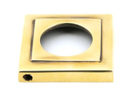 From the Anvil Aged Brass Newbury Lever on Rose Set (Square) - Image 3