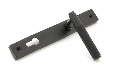 From the Anvil Aged Bronze Brompton Slimline Lever Espag. Lock Set - Image 4