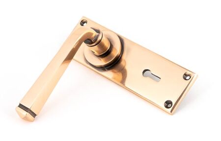 From the Anvil Polished Bronze Avon Lever Lock Set - Image 3