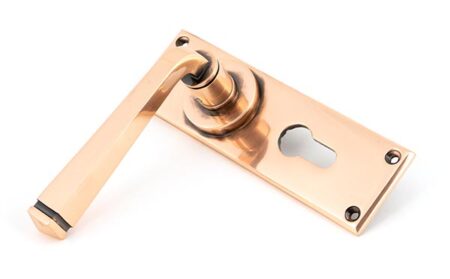 From the Anvil Polished Bronze Avon Lever Euro Lock Set - Image 3