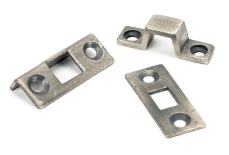 From the Anvil Antique Pewter 4" Universal Bolt - Pewter Patina - Image 4