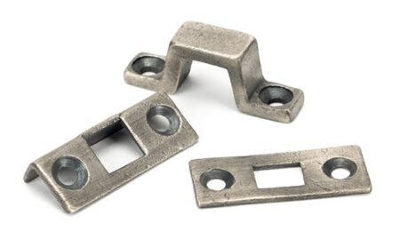 From the Anvil Antique Pewter 6" Universal Bolt - Pewter Patina - Image 4