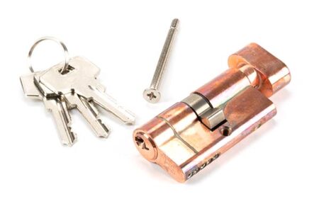 From the Anvil Polished Bronze 30/30 5pin Euro Cylinder/Thumbturn - Image 4