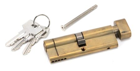 From the Anvil Aged Brass 45/45 5pin Euro Cylinder/Thumbturn - Image 3