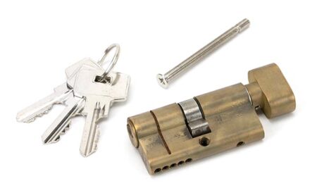 From the Anvil Aged Brass 30/30 5pin Euro Cylinder/Thumbturn KA - Image 3