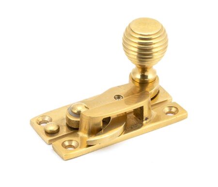 Polished Brass Beehive Sash Hook Fastener | 45935 - Image 3