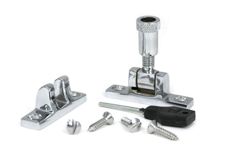 From the Anvil Polished Chrome Brompton Brighton Fastener - Narrow (Square) - Image 4