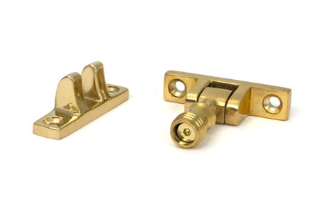 From the Anvil Polished Brass Prestbury Brighton Fastener - Narrow (Square) - Image 3
