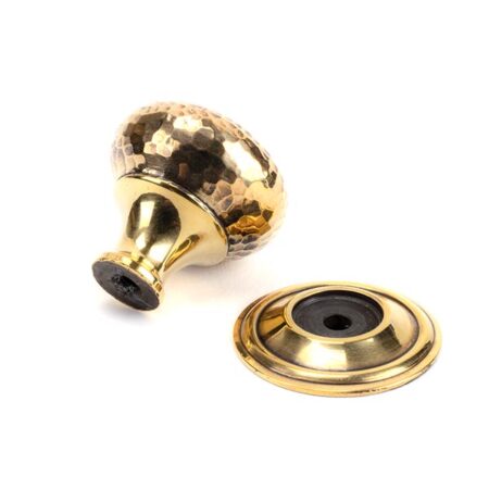 Aged Brass Hammered Mushroom Cabinet Knob 32mm | 46021 - Image 4