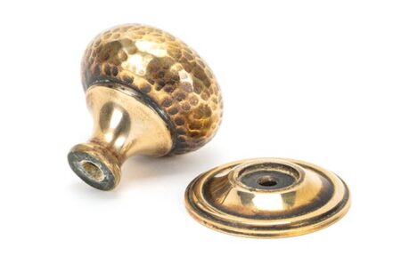 Aged Brass Hammered Mushroom Cabinet Knob 38mm | 46026 - Image 4