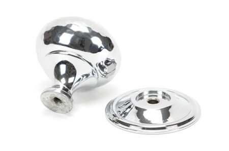 Polished Chrome Hammered Mushroom Cabinet Knob 38mm | 46028 - Image 4