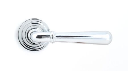 From the Anvil Polished Chrome Newbury Lever on Rose Set (Art Deco) - Image 3