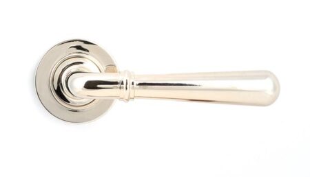 From the Anvil Polished Nickel Newbury Lever on Rose Set (Plain) - Image 3