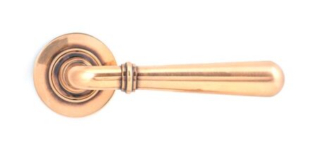 From the Anvil Polished Bronze Newbury Lever on Rose Set (Plain) - Image 3