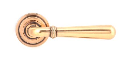 From the Anvil Polished Bronze Newbury Lever on Rose Set (Art Deco) - Image 3