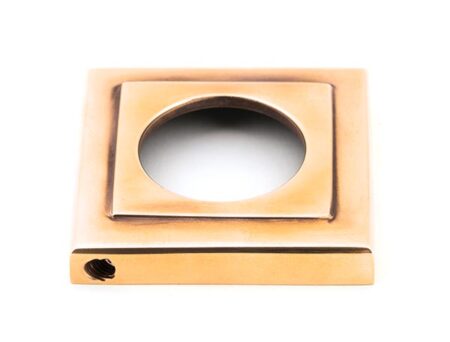 From the Anvil Polished Bronze Newbury Lever on Rose Set (Square) - Image 3